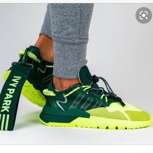 Ivy Park x Adidas Nite Runner Dark Green